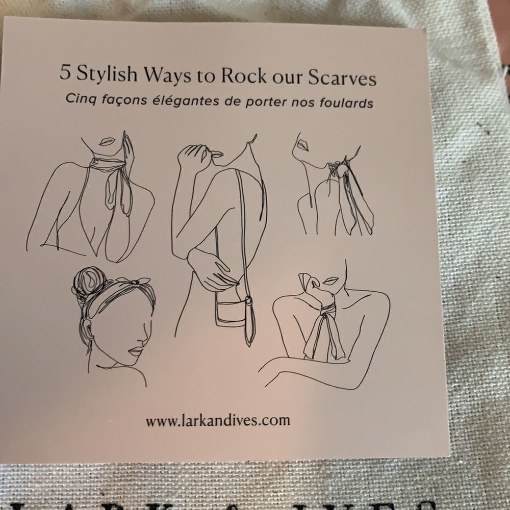 Lark & Ives Hair Scarf Set - Picture 3 of 5